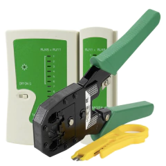 KIT TESTADOR CABOS RJ45 Rj11 + ALIC CIMPAR