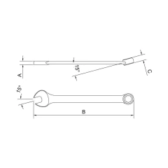 CHAVE COMBINADA 14MM 44650/114  TRAMONTINA