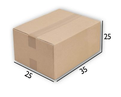 CAIXA DE PAPELAO 35X25X25CM LISA N02