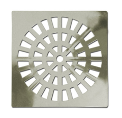 GRELHA PLAST.GRAP QUAD.CROM.15X15