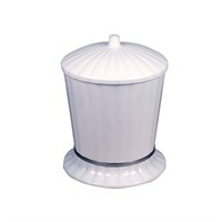 LIXEIRA PLAST.DAIVAK 4,5 L BRANCA