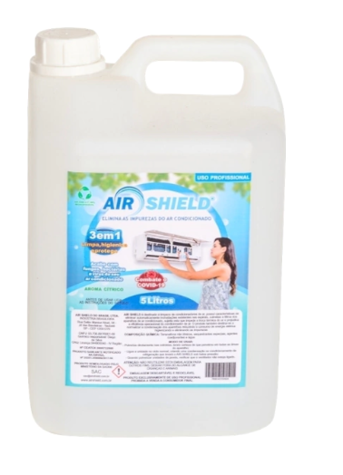 HIGIENISADOR DE SERPENTINA AR CONDICIONADO 5L AIR SHIELD
