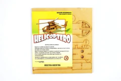 Puzzle 3D Helicóptero – Maqueta de Madera para Armar - comprar online