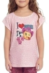 T-SHIRT GIRLS M/C CLÁSSICA ROSA REF.4390-0426-1