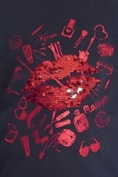 T-SHIRT GIRLS M/L CLÁSSICA AZUL REF.4465-0031-1 - comprar online