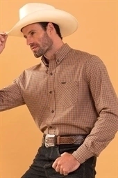 CAMISA MASCULINA M/L REGULAR LARANJA REF.4557-0253-1