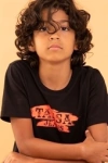 T-SHIRT BOYS M/C REGULAR PRETO REF.4644-0411-1 - Cod:15657