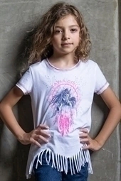 T-SHIRT GIRLS M/C COMFORT BRANCO REF.4650-0081-1