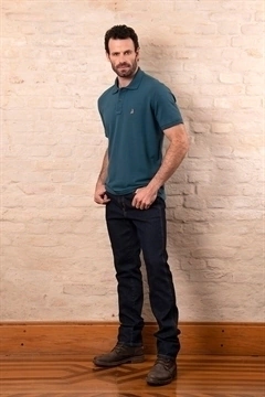 POLO MASCULINA M/C REGULAR PETRÓLEO REF.4479-0393-6 na internet