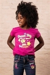 T-SHIRT GIRLS M/C COMFORT ROSA REF.4672-0426-1 - Cod:15687