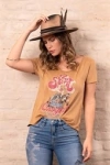 T-SHIRT FEMININA M/C COMFORT KHAKI REF.4697-0818-1