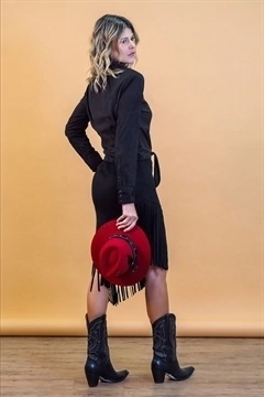 SAIA FEMININA CASUAL PRETO -cod:16229 na internet