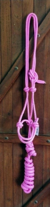 CABRESTO ROSA DE NYLON C/GUIA - COD:1196