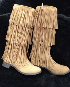 BOTA INFANTIL CAMURÇA COM FRANJAS - COD:13309