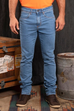 CALÇA MASCULINA SLIM DESTROYED CLEAR - COD 15666