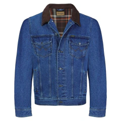 JAQUETA JEANS WRANGLER C/FORRO FLANELA -cod:4539