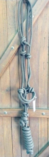 CABRESTO DE NYLON COM GUIA MARROM - COD:656