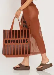 BOLSA BAG BUPHALLOS COUNTRY CAMEL HORSE MARROM - cod:8938 - comprar online