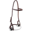 CABEÇADA ( PARA DOMA) SIDE PULL DE COURO COM CORDA - COD:14593