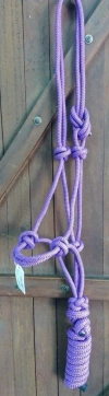 CABRESTO DE NYLON ROXO COM GUIA - COD: 6215