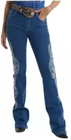 CALÇA JEANS FEMININA WEST DUST THAEME BOOTCUT -cod:16201