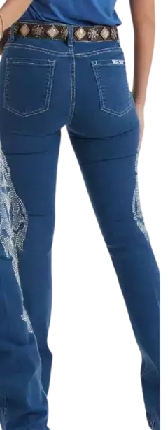 CALÇA JEANS FEMININA WEST DUST THAEME BOOTCUT -cod:16201 na internet