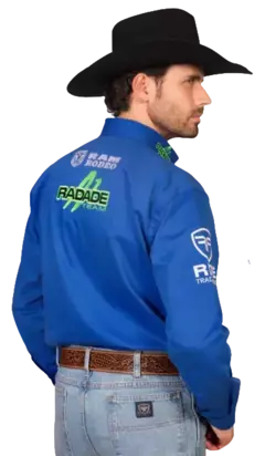 Camisa Masculina Radade RAM Green Azul -cod:15899 - comprar online