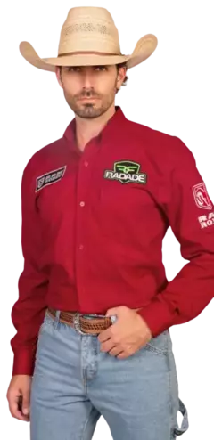 Camisa Masculina Radade RAM Green Vermelha -cod:15899