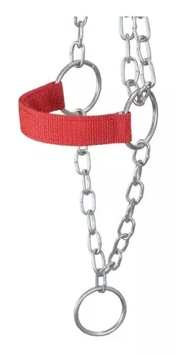 CABRESTO DE CORRENTE P/BOVINOS 3 ARGOLAS -cod:2590