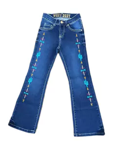 Calça infantil cacto boot cut -cod:16354