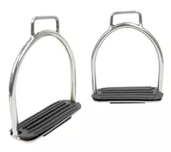 ESTRIBO DE INOX C/BORRACHA -cod:3720