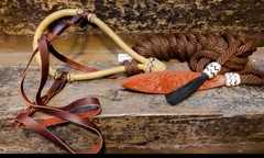 HACKAMORE EM COURO COM CABEÇADA E RÉDEA - COD:15029 - Bovitik Farm & Ranch