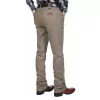 Calça Masculina Wrangler Jeans 13M Elastic Waistband Caqui Escuro -cod:12530
