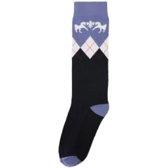 Meia Equine Couture Azul Marinho