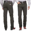 Calça Wrangler 13M Western Cowboy musgo - cod:16186