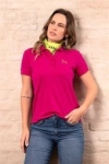 POLO FEMININA M/C CLÁSSICA PINK REF.4662-0398-2