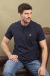 POLO MASCULINA M/C REGULAR AZUL MARINHO -cod:9265