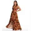 Vestido Horse Estampado Recorte