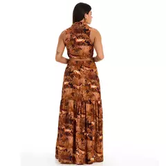 Vestido Horse Estampado Recorte - comprar online