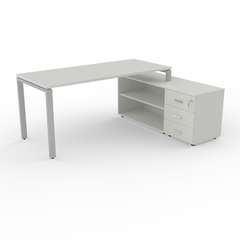 RIVA Puesto Simple con Credenza Aluminio en internet
