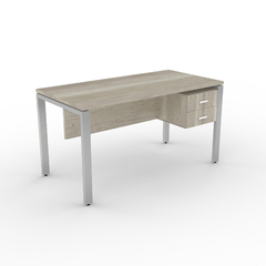RIVA Puesto Simple con Pantalla y cajonera flotante A - tienda online