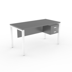 Imagen de RIVA Puesto Simple con Pantalla y cajonera flotante B
