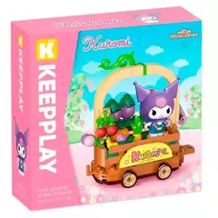 Hello Kitty And Friends Carrito de Verano Series Kuromi Fruit-Picking Para Armar