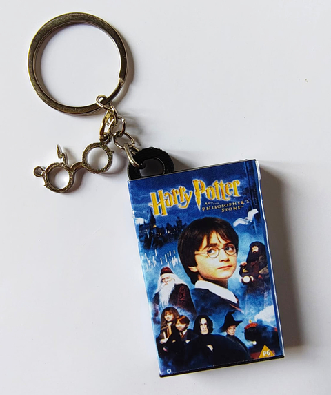 LLavero VHS de Harry Potter y la Piedra Filosofal - comprar online