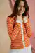 SET CARDIGAN OLI + MUSCULOSA LOU NARANJA Y CRUDO