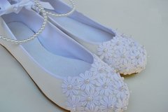 Ballerina detalle margarita con perla en internet