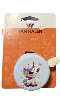 TIMBRE INFANTIL CON DISEÑO UNICORNIO CELESTE
