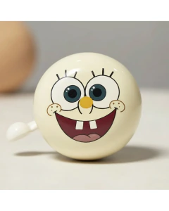TIMBRE INFANTIL CON DISEÑO BOB ESPONJA CREMA