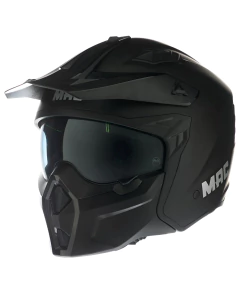 CASCO ABIERTO MAC 001 EDGE SOLID BLACK/MATTE