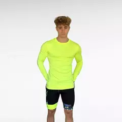 REMERA TERMICA AMARILLO FLUOR PANTRO HOMBRE